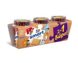 SMART | Παιδικό Γιαούρτι Μπισκότο 3 X 145 gr 2+1 Δώρο 3X145ΓΡ (2+1 ΔΩΡΟ)