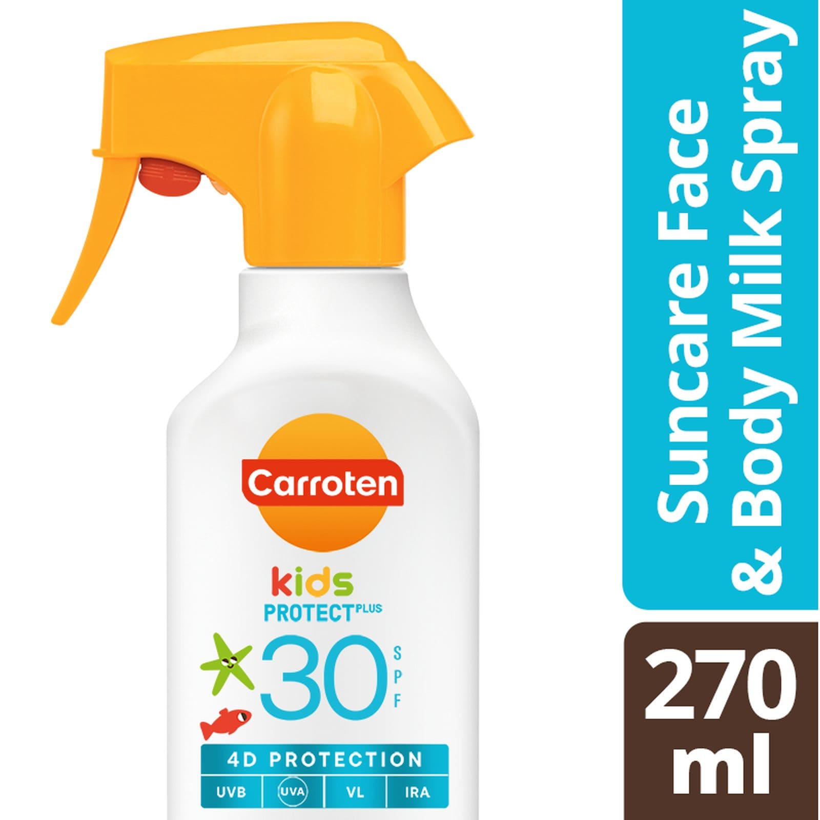 CARROTEN Αντηλιακό Γαλάκτωμα Kids Spray Trigger SPF30 270ml