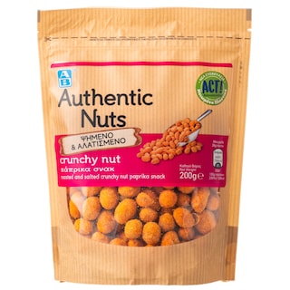 ΑΒ | Πάπρικα Σνάκ Crunchy Nut Ψημένο & Αλατισμένο 200gr