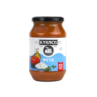 ΚΥΚΝΟΣ | Σάλτσα Τομάτας Ελληνική Με Φέτα & Ρίγανη 425gr
