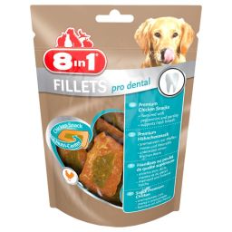 8IN1 | Λιχουδιές Κοτόπουλο Fillets Pro Dental 80g
