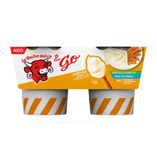 LA VACHE QUI RIT | Σνακ La Vache Qui Rit & GO Cheddar 2x50g