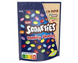 SMARTIES | Κουφετάκια Γεμιστά Σοκολάτα Γάλακτος Σακούλα 240gr