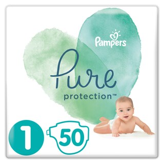 PAMPERS | Πάνες Μωρού Pure Protection Νο1 2-5kg 50 Τεμάχια
