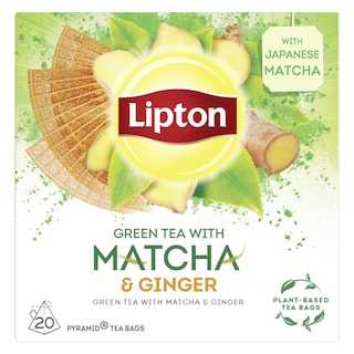 LIPTON | Πράσινο Τσάϊ Matcha Ginger  20 X 1.5 gr