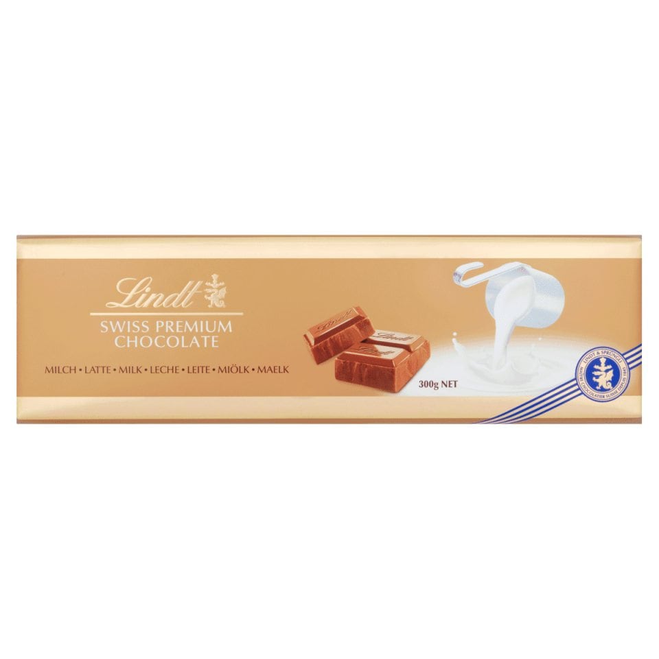 LINDT Σοκολάτα Γάλακτος Ελβετική 300g