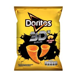 Σνακ Καλαμποκιού 3D Bugles Τυρί 75g