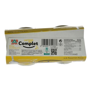 COMPLET | Επιδόρπιο Γιαουρτιού 2% Χωρίς Λακτόζη 2 X 200 gr  2 X 200 gr