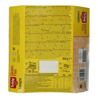 DR SCHAR | Λαζάνια με Κρέας Χωρίς Γλουτένη 300g