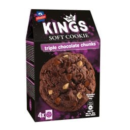 ΑΛΛΑΤΙΝΗ | Μπισκότα Soft Kings Triple Chocolate Chunks 160g
