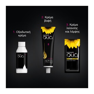 OLIA | Βαφή Μαλλιών Olia Mini Kit 7G Ξανθό Σκούρο Ψυχρό Σαντρέ 1 Τεμ.