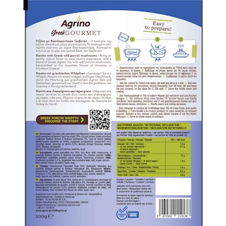 AGRINO | Ριζότο με Βασιλομανίταρα Γρεβενών 200g