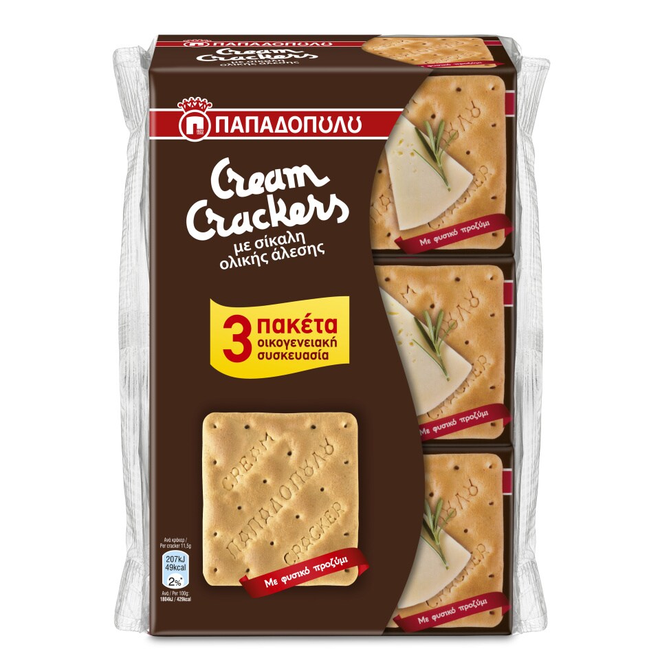 ΠΑΠΑΔΟΠΟΥΛΟΥ Κράκερς Σίκαλης 3x175g