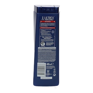 ULTREX | ΣΑΜΠΟΥΑΝ ΑΝΤΙΠΙΤΥΡΙΔΙΚΟ ΓΙΑ ΛΙΠΑΡΑ ΜΑΛΛΙΑ 400 ML