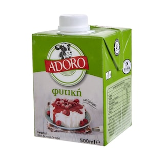 ADORO | Κρέμα Γάλακτος Φυτική 500ml