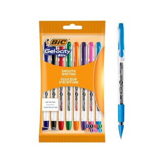 BIC | Στυλό Gelocity Stic 0.5mm Διάφορα Χρώματα 8 Τεμάχια