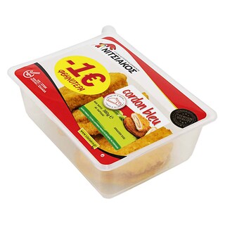 ΝΙΤΣΙΑΚΟΣ | Cordon Bleu Στήθος Κοτόπουλο 380g Έκπτωση 1Ε
