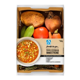ΑΒ | Σούπα Minestrone Fresh Box Φρέσκων Λαχανικών 755g