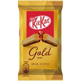 KITKAT | Γκοφρέτα Gold Caramel Λευκή Σοκολάτα 41.5gr
