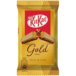 KITKAT | Γκοφρέτα Gold Caramel Λευκή Σοκολάτα 41.5gr