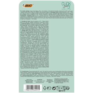 BIC | Razor Blades Click 3 Soleil Sensitive Refills 4 Pieces
