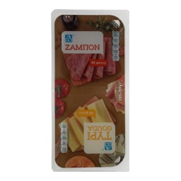 ΑΒ | Σετ Ζαμπόν & Τυρί Gouda 400 gr