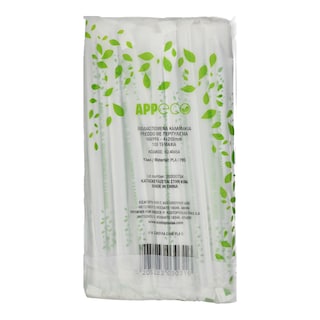 - | Καλαμάκια Βιοδιασπώμενα Μαύρα 100 Τεμάχια