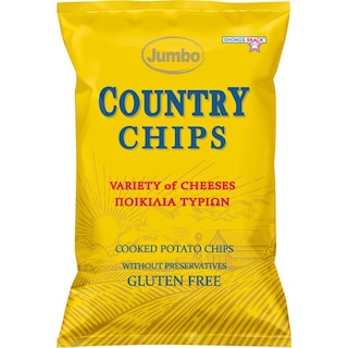 JUMBO | Τσιπς Ποικιλία Τυριών Χωρίς Γλουτένη 150g