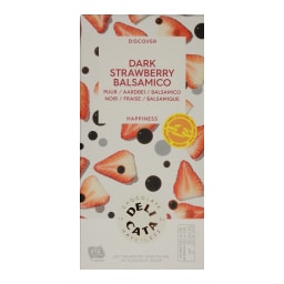 DELICATA | Μαύρη Σοκολάτα Με Φράουλα & Μπαλσάμικο 100gr