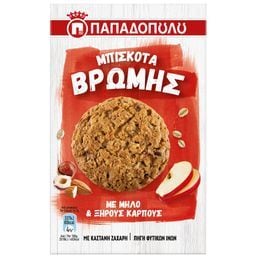 Μπισκότα Βρώμης Μήλο & Ξηροί Καρποί 150gr