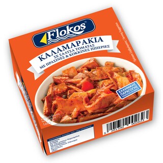 FLOKOS | FLOCOS SLICED SQUID TOM/PEPPER 160GR