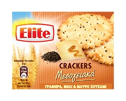 ELITE | Κράκερς Γραβιέρα Μέλι & Σουσάμι 105g