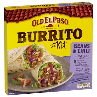 OLD EL PASO | Μπουρίτο Kit Beans & Chili 620g