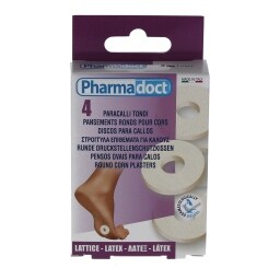 PHARMADOCT | Επιθέματα Κάλων Στρογγυλά 4 Τεμάχια