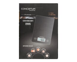 CONCEPTUM | Ζυγαριά Κουζίνας KSC301 Inox 1 Τεμάχιο