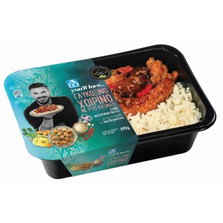 ΑΒ YOU'LL LOVE | Γλυκόξινο Χοιρινό Με Λαχανικά Και Ρύζι 395gr