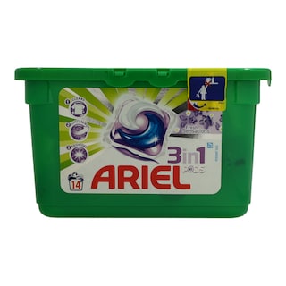 ARIEL | ΚΑΨΟΥΛΕΣ ΠΛΥΝΤΗΡΙΟΥ ΡΟΥΧΩΝ PODS 3 ΣΕ 1 FRESH SENSATIONS PURPLE 14 TEM