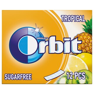 ORBIT | Τσίκλα Τροπικά Φρούτα 31g