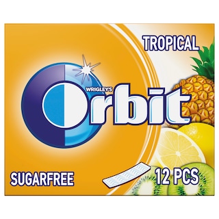 ORBIT | Τσίκλα Τροπικά Φρούτα 31g