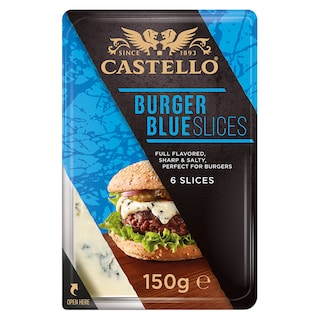 CASTELLO | Τυρί Burger Μπλέ Δανίας Φέτες 150g