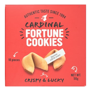 CARDINAL | Μπισκότα της Τύχης Fortune Cookies 50g