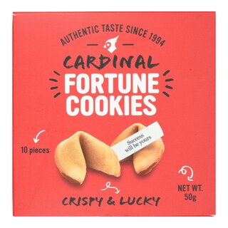 CARDINAL | Μπισκότα της Τύχης Fortune Cookies 50g