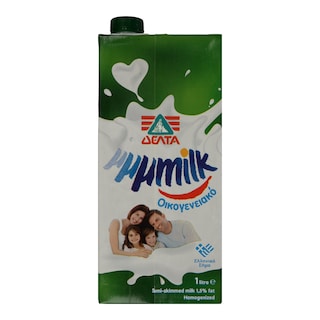 MMMILK | Γάλα Ημιάπαχο 1.5 % Λιπαρά Οικογενειακό 1 lt 0.15