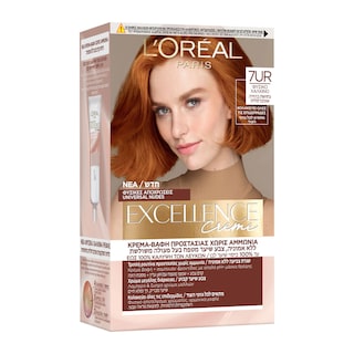 EXCELLENCE | Βαφή Μαλλιών Νο7UR Φυσικό Χάλκινο 1 Τεμάχιο
