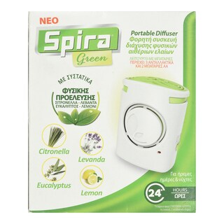 SPIRA | Εντομοαπωθητική Συσκευή Spira Green + 3 Ανταλλακτικά 4 Τεμάχια