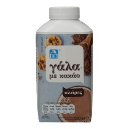 ΑΒ | ΓΑΛΑ ΥΨΗΛΗΣ ΠΑΣΤΕΡΙΩΣΗΣ ΣΟΚΟΛΑΤΟΥΧΟ ΠΛΗΡΕΣ 500 ML