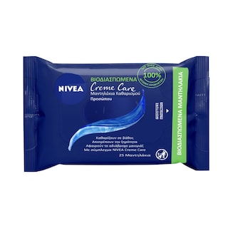 NIVEA | Μαντηλάκια Ντεμακιγιάζ Creme Care 25 Τεμάχια