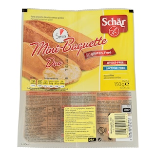 SCHAR | ΑΡΤΟΣΚΕΥΑΣΜΑ ΜΠΑΓΚΕΤΕΣ ΧΩΡΙΣ ΓΛΟΥΤΕΝΗ 150 GR