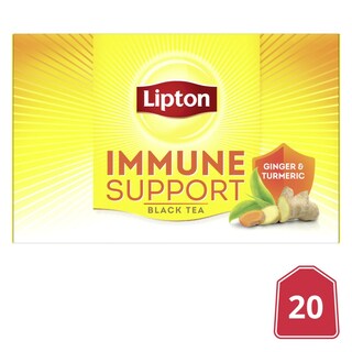 LIPTON | Τσάι Immune Support Κουρκουμάς & Τζίντζερ 20x2g