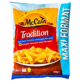 McCAIN | Πατάτες Κατεψυγμένες Tradition Κλασικό Κόψιμο 2.5kg